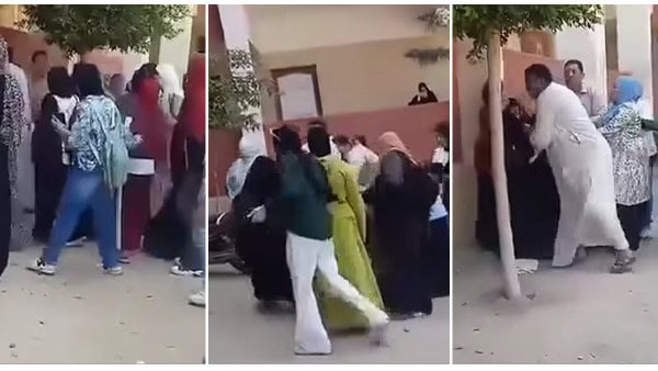 معلمة داخل فصل دراسي في صورة تعبيرية عن واقعة الاعتداء بعد رفض الغش