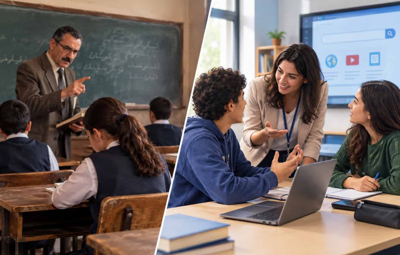 أم وطالب من جيل ألفا يوضحان كيف تغيرت علاقة التلاميذ بالمعلمين